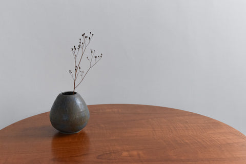 Vintage Round Teak Coffee Table