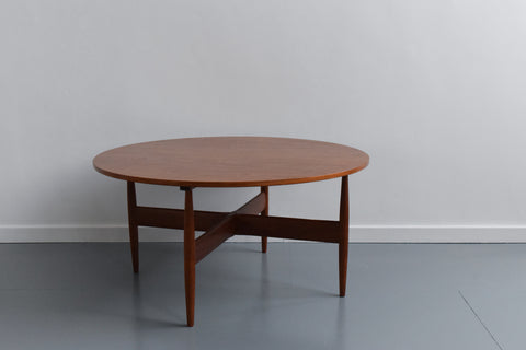 Vintage Round Teak Coffee Table