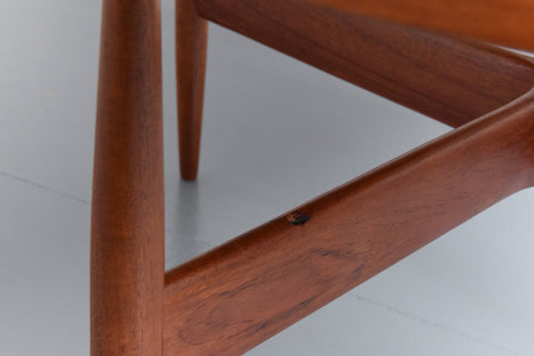 Vintage Round Teak Coffee Table