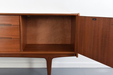 Vintage Long Teak Sideboard by Younger