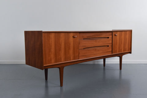 Vintage Long Teak Sideboard by Younger