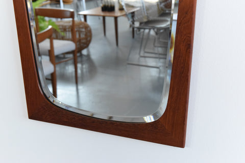 Vintage Danish Teak Mirror