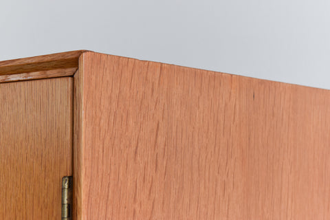 Vintage Oak Double Wardrobe by Meredew