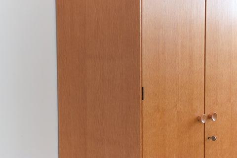 Vintage Oak Double Wardrobe by Meredew