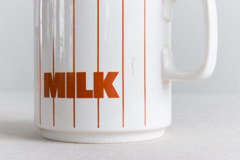Vintage Milk Jug by John Clappison for Hornsea Pottery