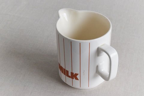 Vintage Milk Jug by John Clappison for Hornsea Pottery