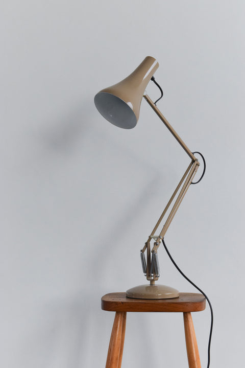Vintage Mushroom Beige Anglepoise 90 Lamp by Herbert Terry & Sons