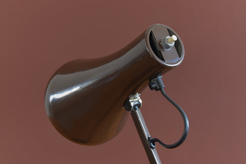 Vintage Nugget Brown Anglepoise Model 90 Lamp by Herbert Terry & Sons