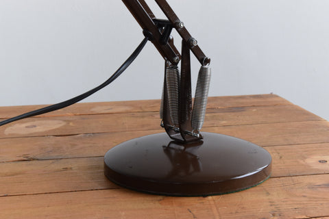 Vintage Nut Brown Anglepoise 90 Lamp by Herbert Terry & Sons