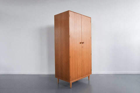 Vintage Oak Double Wardrobe by Meredew