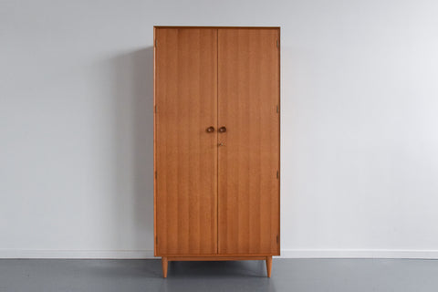 Vintage Oak Double Wardrobe by Meredew