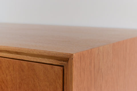 Vintage Oak Tallboy Chest of Drawers by Meredew