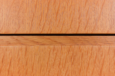 Vintage Oak Tallboy Chest of Drawers by Meredew