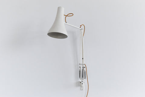 Vintage Off White Wall Mounted Anglepoise Apex 90 Lamp by Herbert Terry & Sons