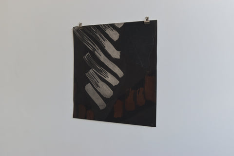 Vintage Original Abstract Collage by Artist Robert Arthur Bramwell