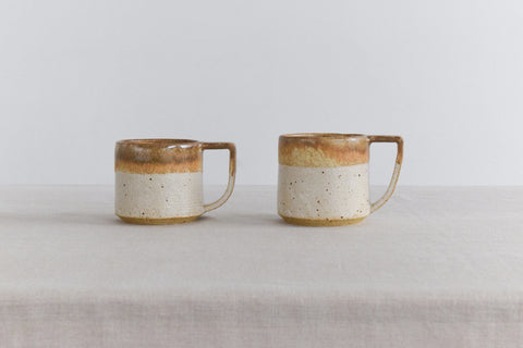 Vintage Pair of Studio Pottery Mugs
