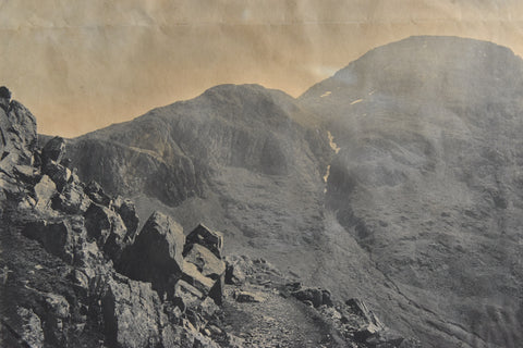 Vintage Framed Photograph Print of Keswick Lake District, Cumbria