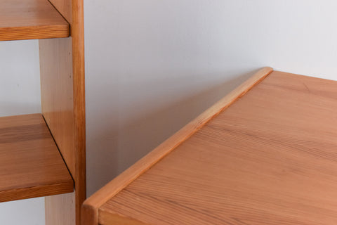 Vintage Pine Cabinet / Bookcase