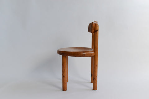 Vintage Single Pine Dining Chair by Rainer Daumiller