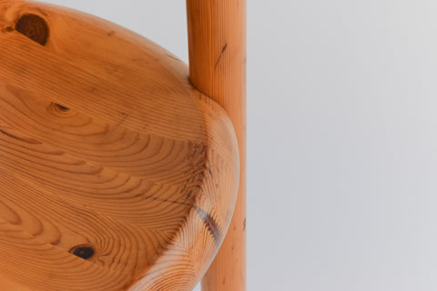 Vintage Single Pine Dining Chair by Rainer Daumiller