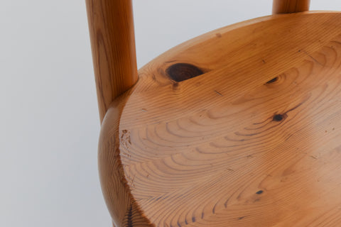 Vintage Single Pine Dining Chair by Rainer Daumiller