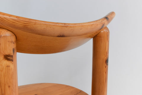 Vintage Single Pine Dining Chair by Rainer Daumiller