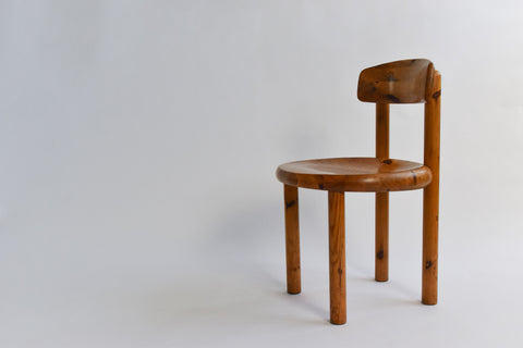 Vintage Single Pine Dining Chair by Rainer Daumiller