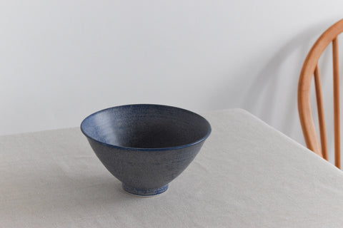 Vintage Purple and Blue Small Studio Pottery Bowl