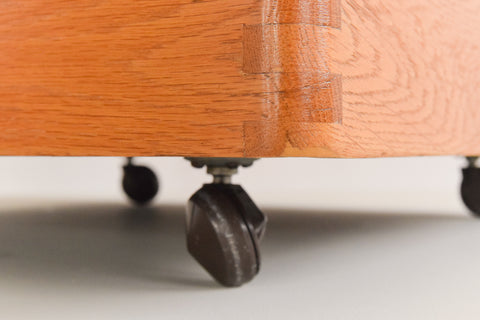 Vintage Rare 1960s Oak and Rosewood Drinks Box