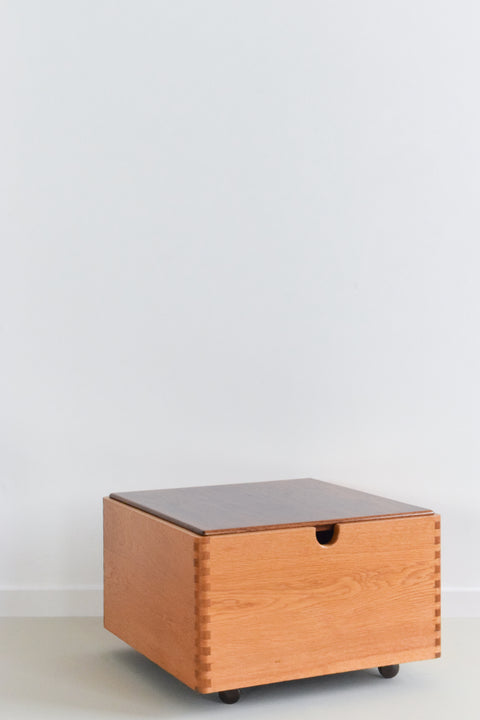 Vintage Rare 1960s Oak and Rosewood Drinks Box