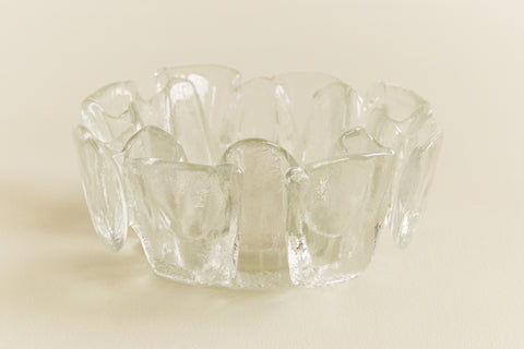 Vintage Ravenhead Glass Flair Tea Light Candle Holder by Alexander Hardie Williamson