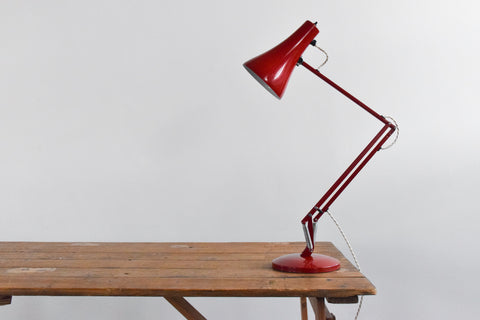 Vintage Red Anglepoise Apex 90 Lamp by Herbert Terry & Sons