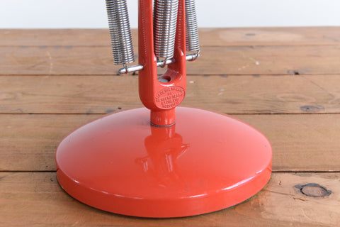 Vintage Red Anglepoise Lamp Model 75 by Herbert Terry & Sons