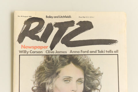 Vintage Ritz Newspaper / Magazine No. 44 Dated August 1980 Bailey and Litchfield