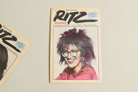 Vintage Ritz Newspaper / Magazine No. 48 Dated December 1980 Bailey and Litchfield