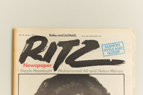 Vintage Ritz Newspaper / Magazine No. 49 Dated January 1981 Bailey and Litchfield