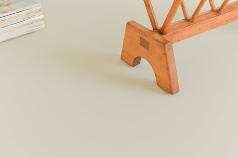 Vintage Rustic Wooden Magazine Rack
