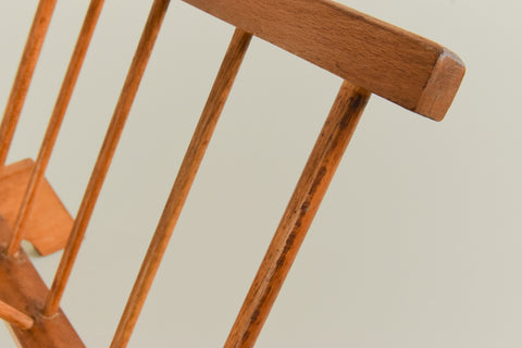 Vintage Rustic Wooden Magazine Rack