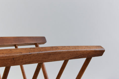 Vintage Rustic Wooden Magazine Rack