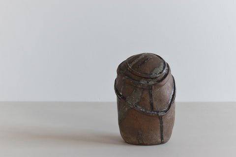 Vintage Sculptural Ceramic Studio Pottery Decorative Jar