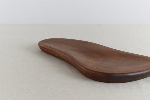 Vintage Sculptural Handmade Wooden Dish / Platter