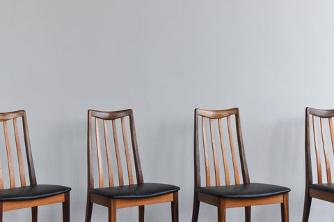 Vintage Set of 4 G Plan Fresco Teak Dining Chairs