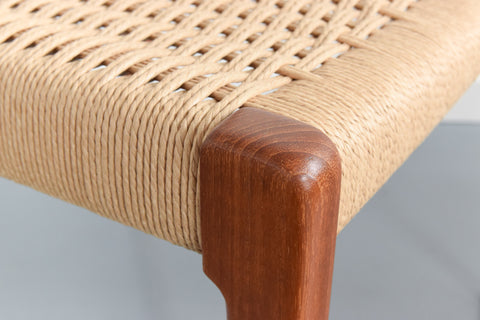 Vintage Set of Four Danish Teak Model 71 Dining Chairs by Niels Otto Møller for J.L. Møller