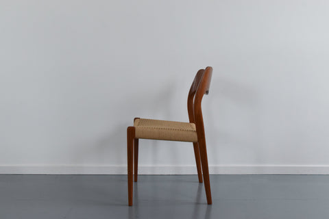 Vintage Set of Four Danish Teak Model 71 Dining Chairs by Niels Otto Møller for J.L. Møller