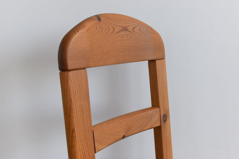 Vintage Set of Four Pine Dining Chairs