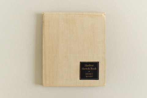 Vintage Shelter Sketch Book by Henry Moore