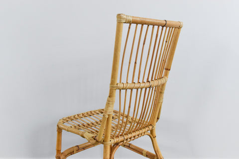 Vintage Single Bamboo and Rattan Chair