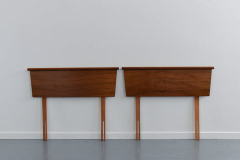 Vintage Single Bed Teak Headboard