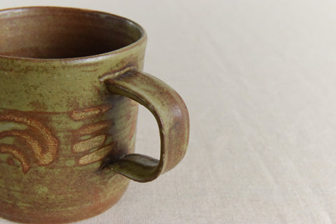 Vintage Single Studio Pottery Mug by Waterside Pottery