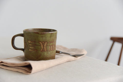 Vintage Single Studio Pottery Mug by Waterside Pottery